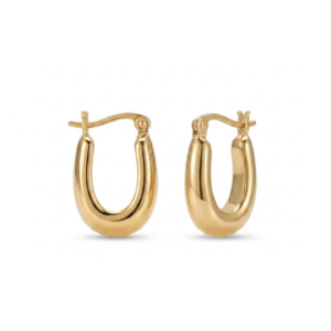 Arete Aro Liso Dorado