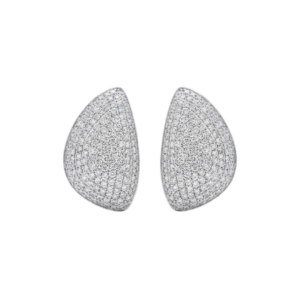 Arete Rodiado Circonita Blanca