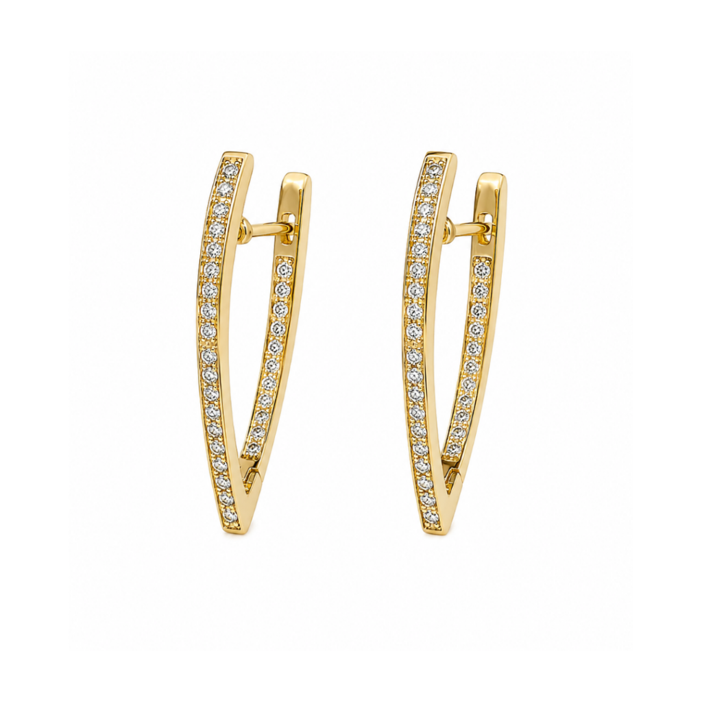 Arete Forma V Circonita Blanca