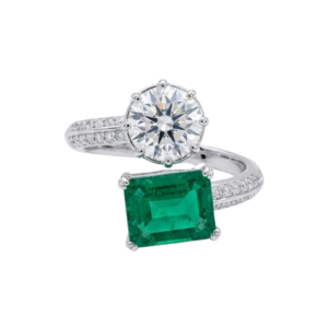 Anillo Rectángulo Cojín Redondo Circonita