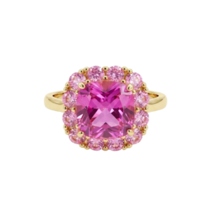 Anillo Flor Rubí
