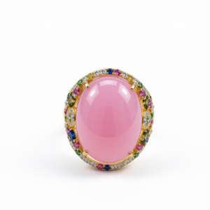Anillo Óvalo Lechoso