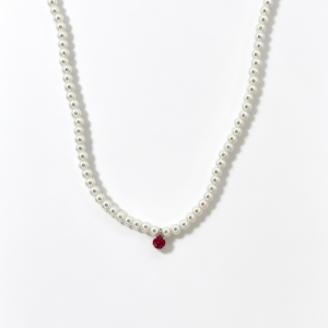 Collar Perla con CZ