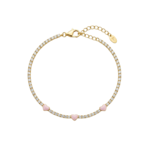 Pulsera Tenis/Corazón Esmaltada