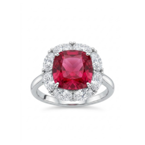 Anillo Cojín Vidrio