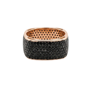 Anillo Cuadrado Negro