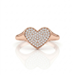 Anillo Corazón con CZ