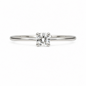 Anillo de Plata Blanco 3mm