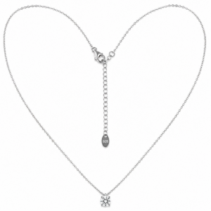 Collar de Plata Blanco 3mm