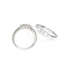 Anillo de Plata Blanco