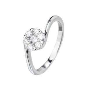 Anillo de Plata Blanco 2.5mm