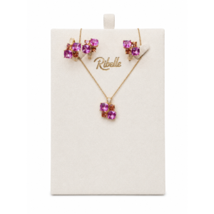 Set Rosa + Naranja Cojín rubí champ wcz